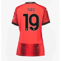 AC Milan Theo Hernandez #19 Hemmatröja Kvinnor 2023-24 Korta ärmar